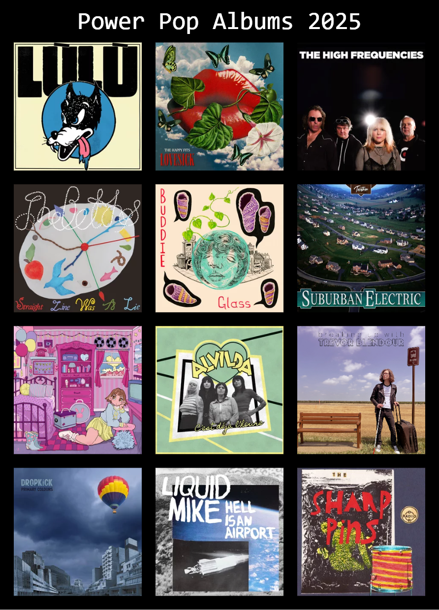Power Pop Albums 2025 (covers)