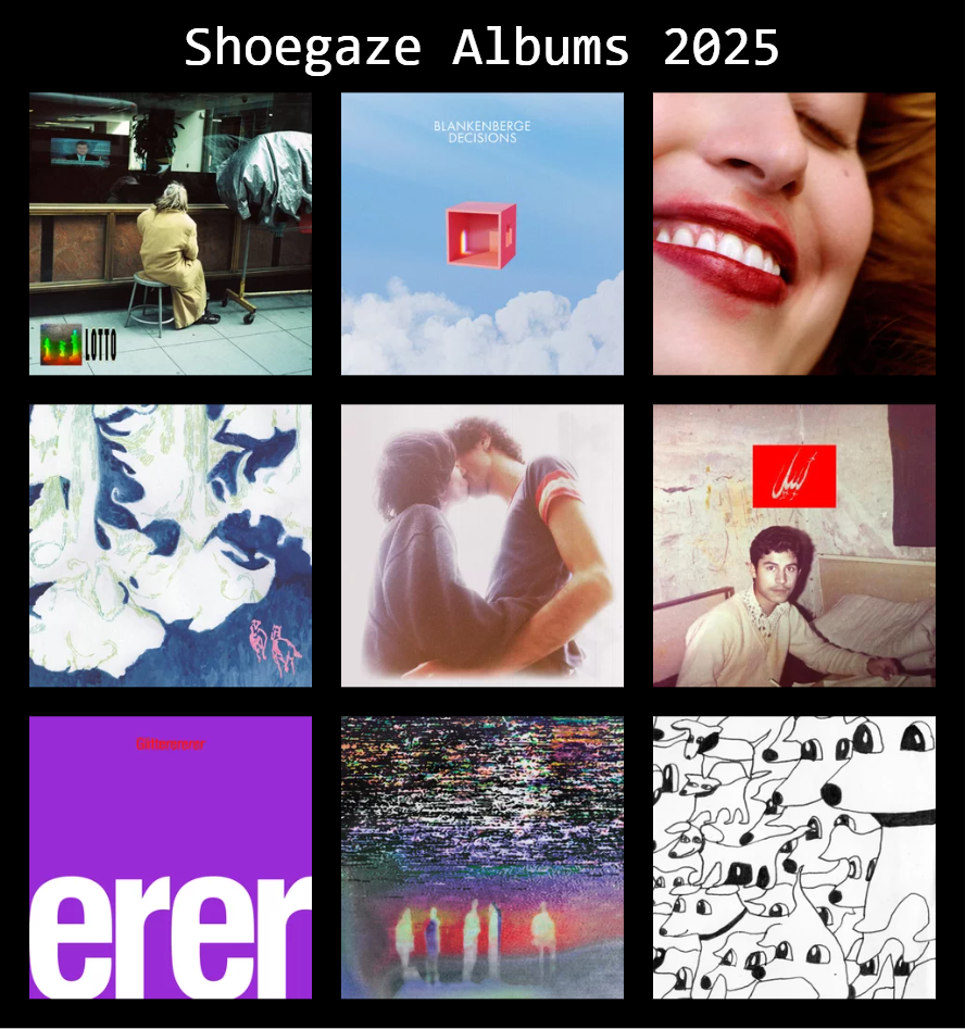 Shoegaze Albums 2025 (covers)